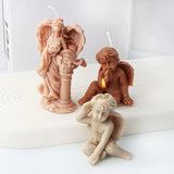 Cute Angel Theme Silicone Candle Mold