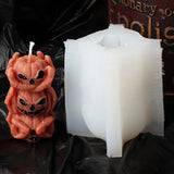 Halloween Devil Pumpkin Skull Candle Mold