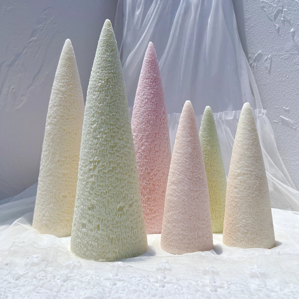 27CM Cone Christmas Tree Silicone Candle Mold