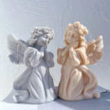 Cherub Praying Peace Angel Candle Mold Silicone
