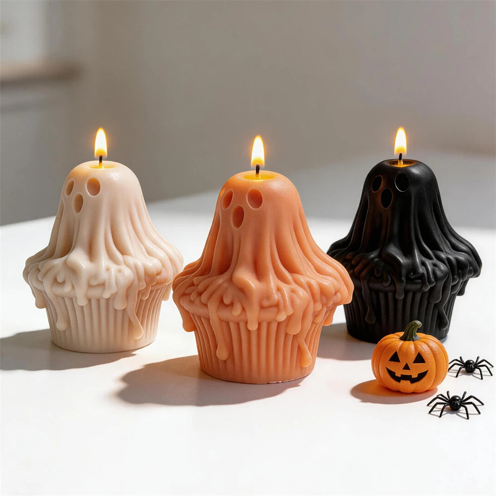 Ghost Figurine Candle Mold – Spooky DIY Halloween Fun