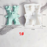 Snowman Monster Candle Silicone Mold