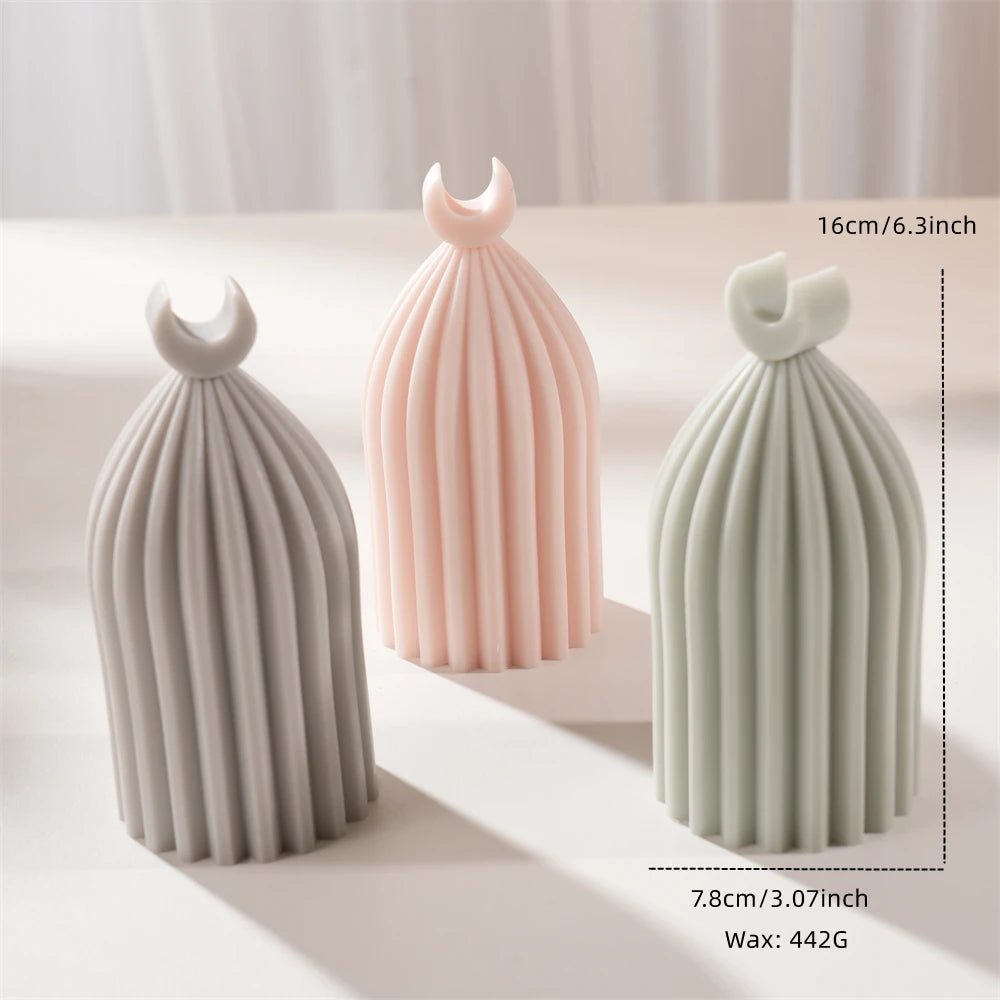 Moon Pillar Silicone Candle Mold