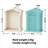 Doors And Windows Silicone Mold for Candles