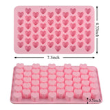 Heart Shaped Wax Melts Silicone Candle Mold