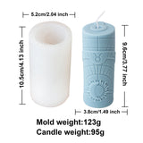 3D Constellation Pillar Candle Mold for Zodiac Designs