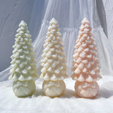 Bowknot Christmas Tree Silicone Candle Mold