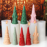 Long Hat Christmas Silicone Candle Molds