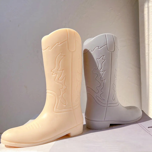 Cowboy Boot Candle Mold