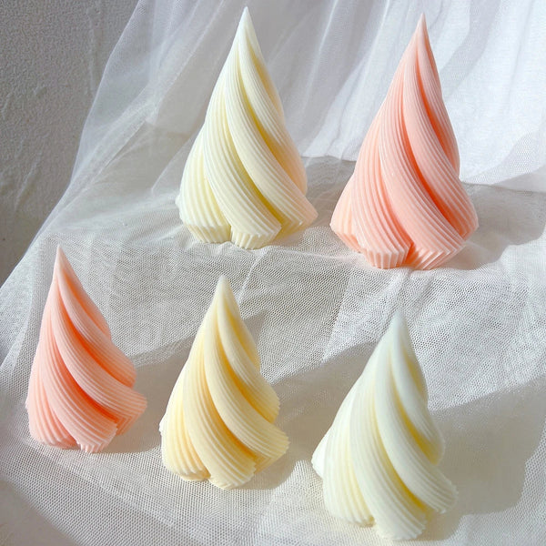 Christmas Decor Cone Candle Molds