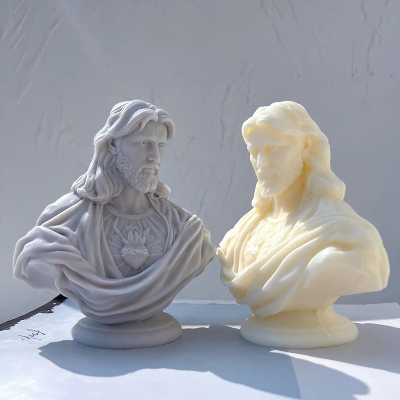 Jesus Sacred Heart Statue Silicone Mold