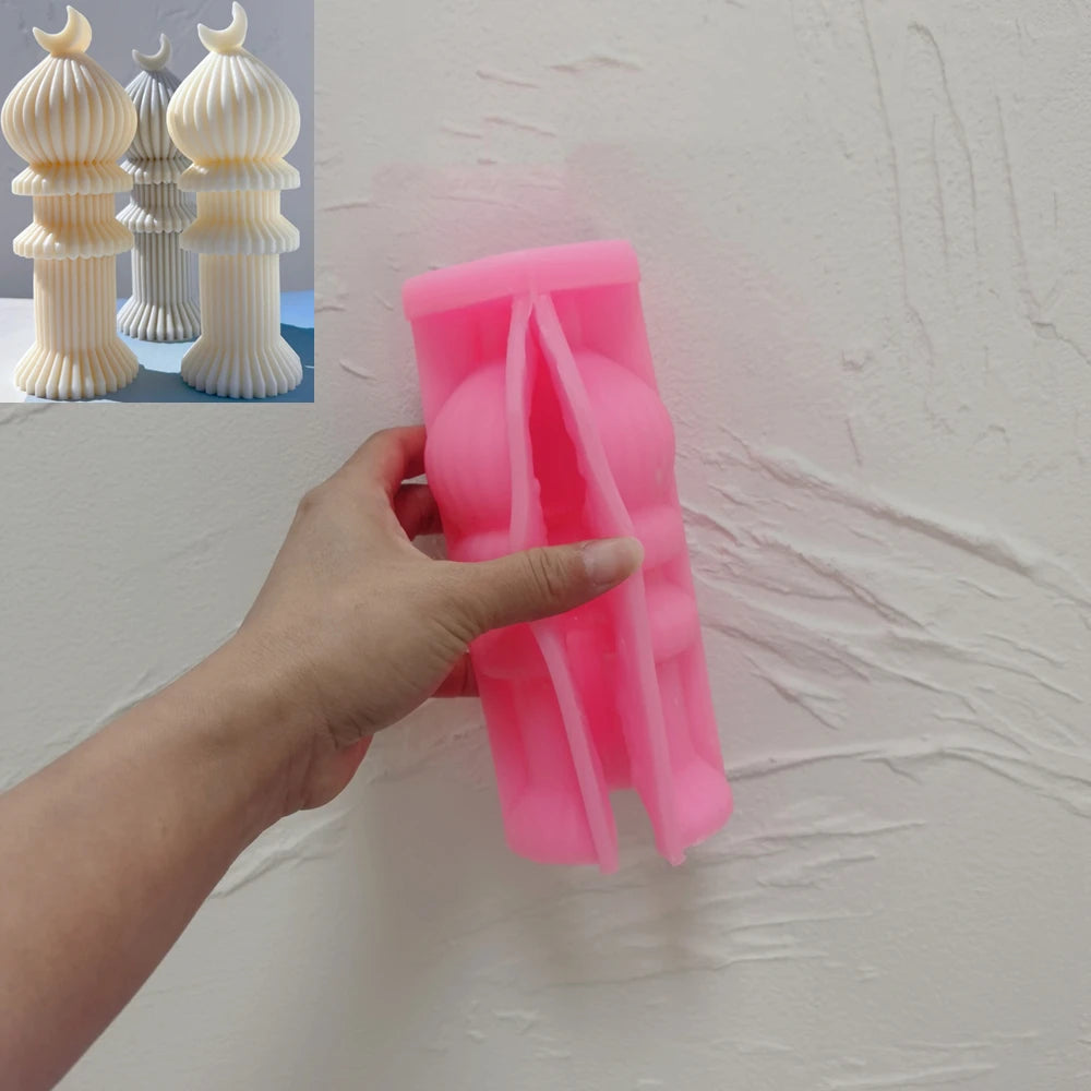 Islamic Ramadan Decor Silicone Candle Mold