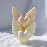 Angel Wing Heart Silicone Candle Mold