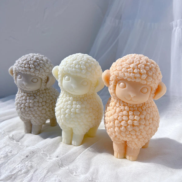 Cute Sheep Silicone Candle Mold