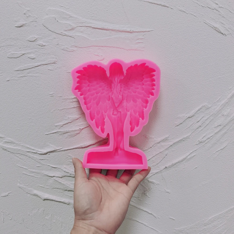 Fearless Guardian Angel Candle Silicone Mold