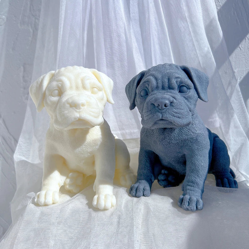 Boxer Puppy Candle Mold