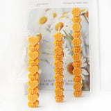 Honeycomb Flower Bee Long Pillar Candle Silicone Mold