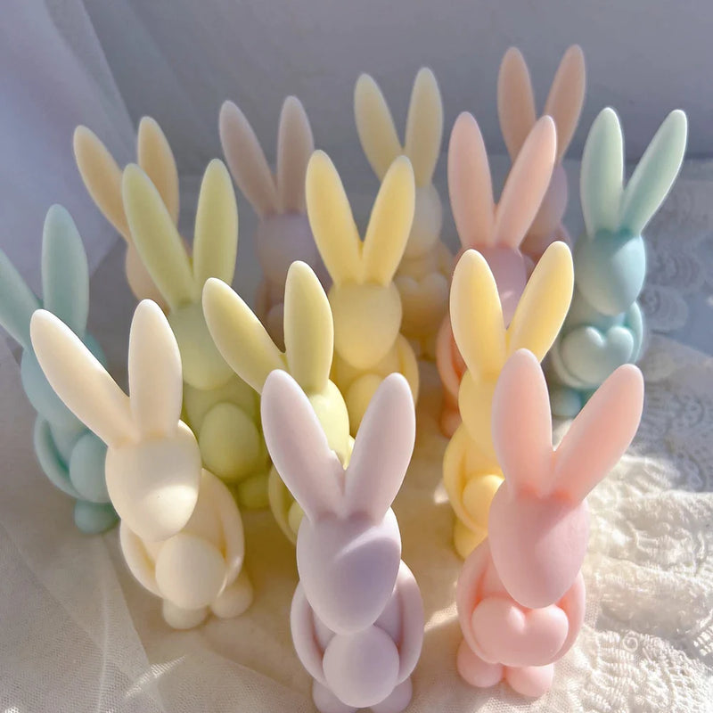 Lop Rabbit Candle Molds