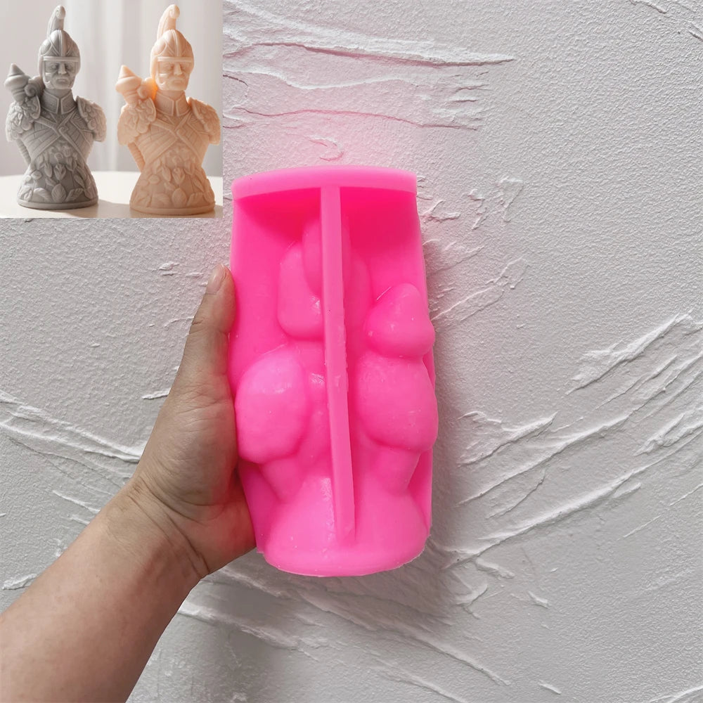 3D Chess Piece Silicone Candle Molds