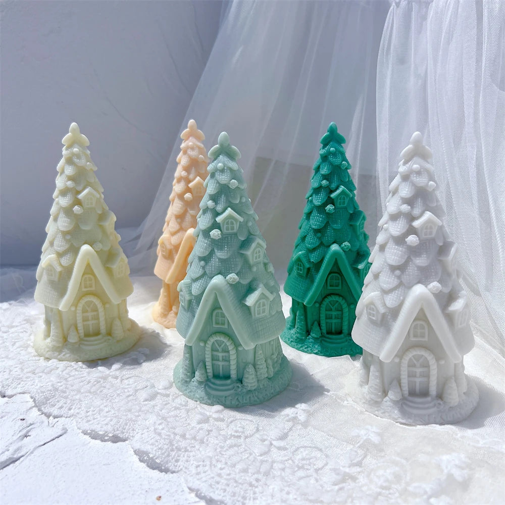 Christmas Pine Tree Silicone Candle Mold