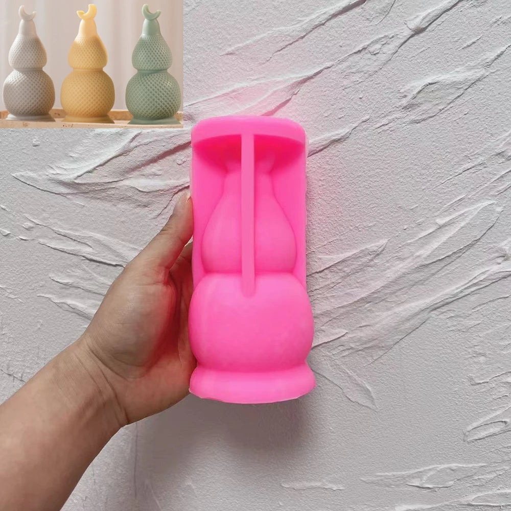 Ramadan Kareem Moon Pillar Candle Silicone Mold