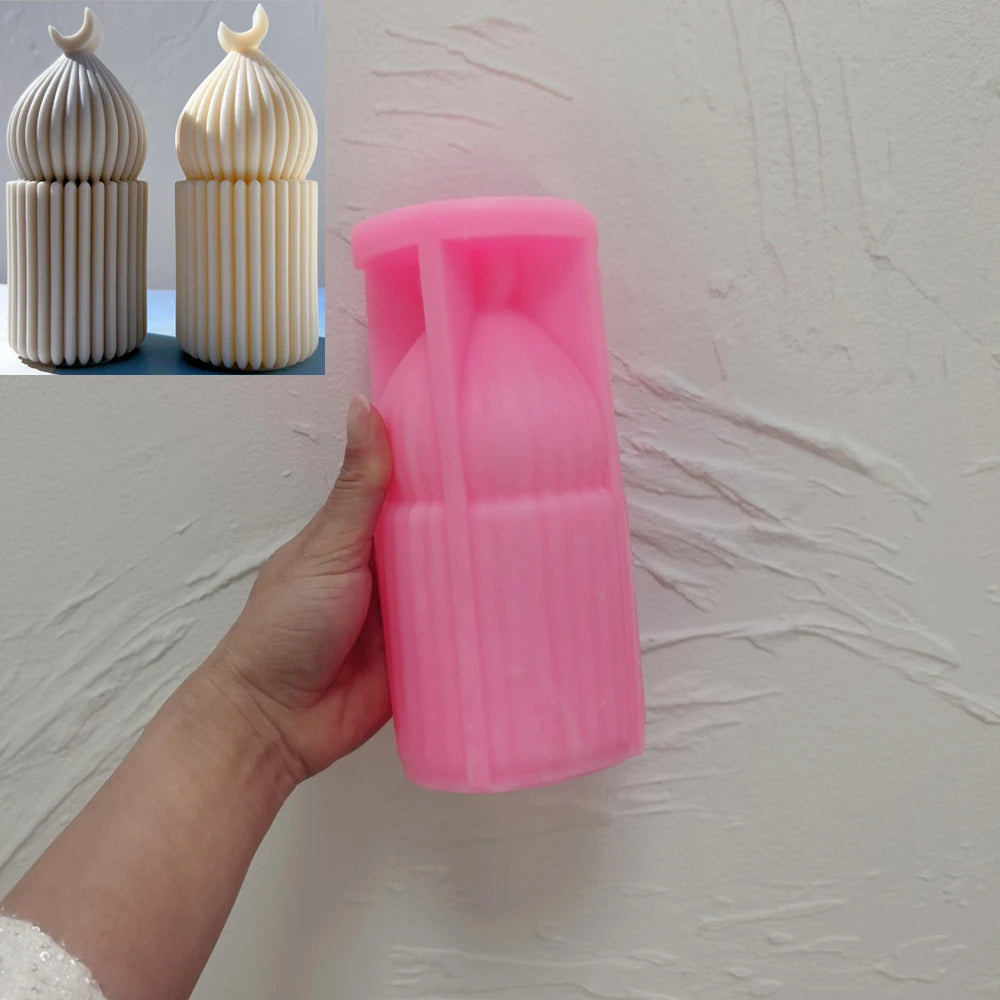 Ramadan Décor Pillar Candle Silicone Mold