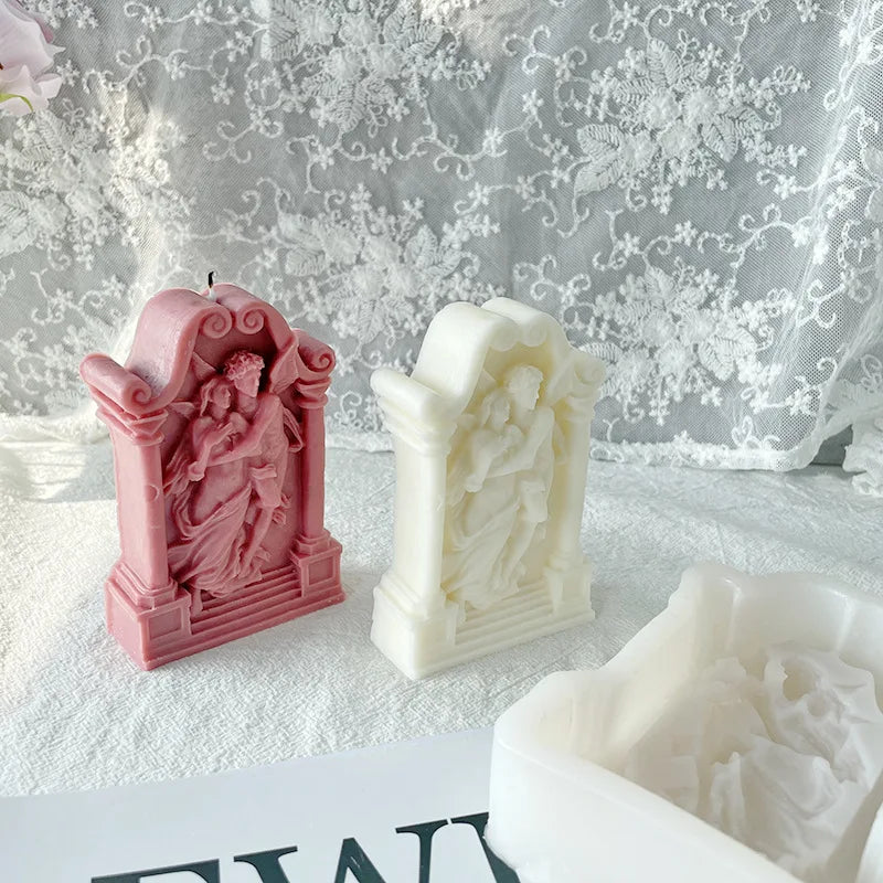 Eros and Psyche Candle Silicone Mold