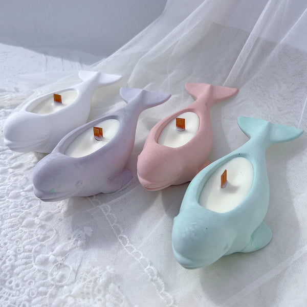 Beluga Whale Candle Vessel Silicone Mold