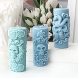 DIY Skull Candle Mold for Halloween Decor