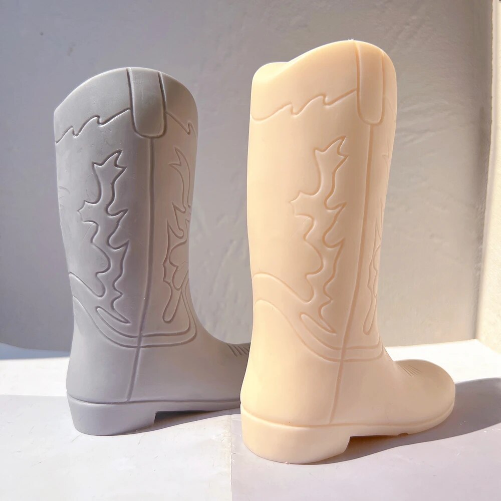 Cowboy Boot Candle Mold