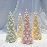 Medium size Snow Pine Christmas Tree Silicone Candle Mold