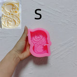 Floral Alphabet Candle Molds