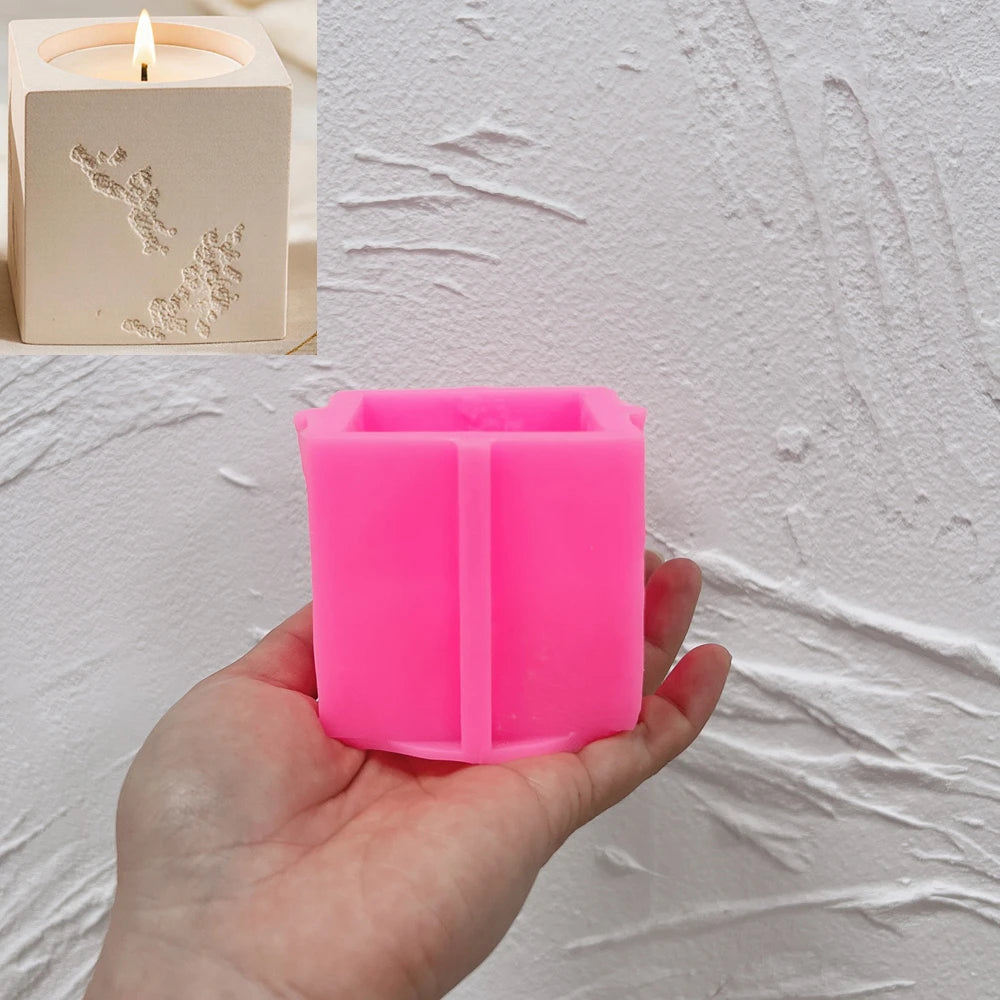 Short Textured Square Holder