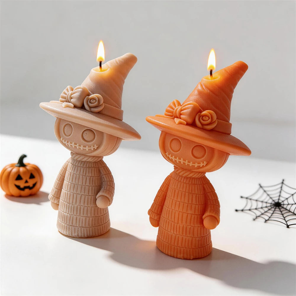 Halloween Witch Silicone Candle Mold