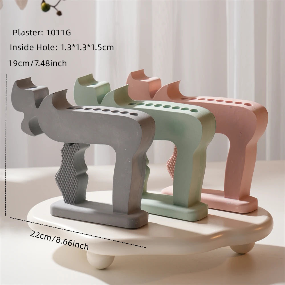 Chai Menorah Candlestick Holder Silicone Mold