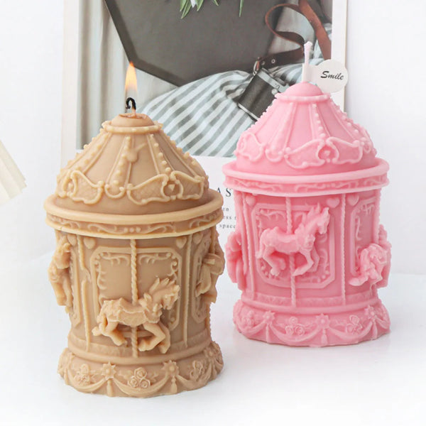 Carousel Silicone Candle Mold