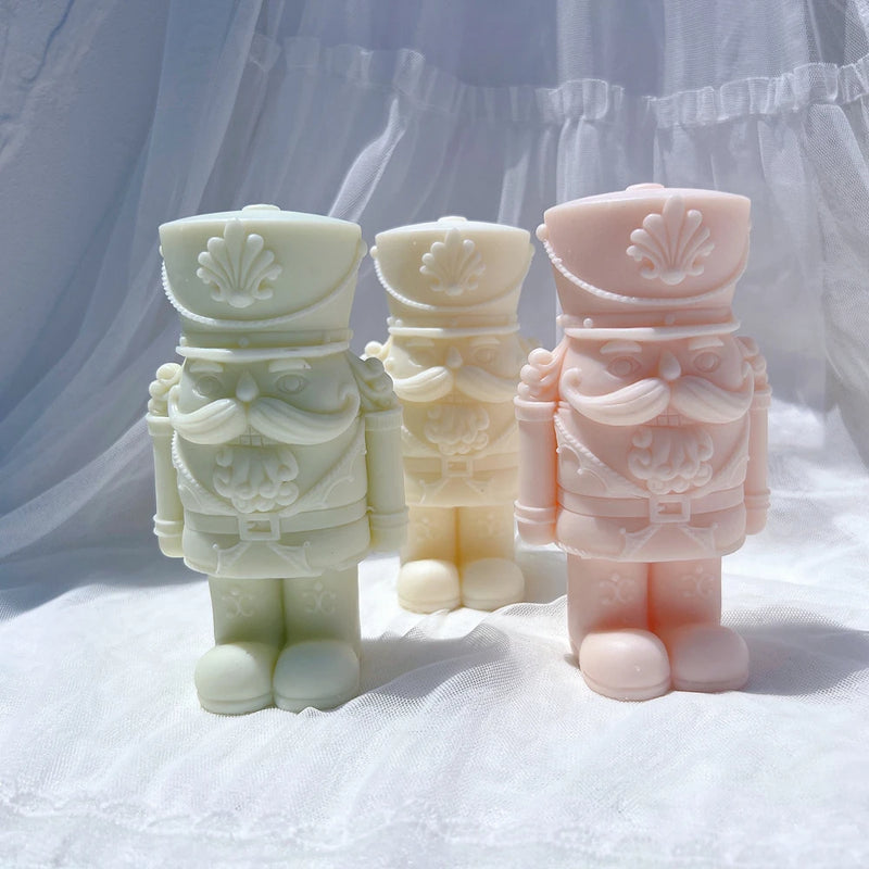 Shorty Nutcracker Statue Silicone Candle Mold