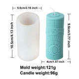 3D Constellation Pillar Candle Mold for Zodiac Designs