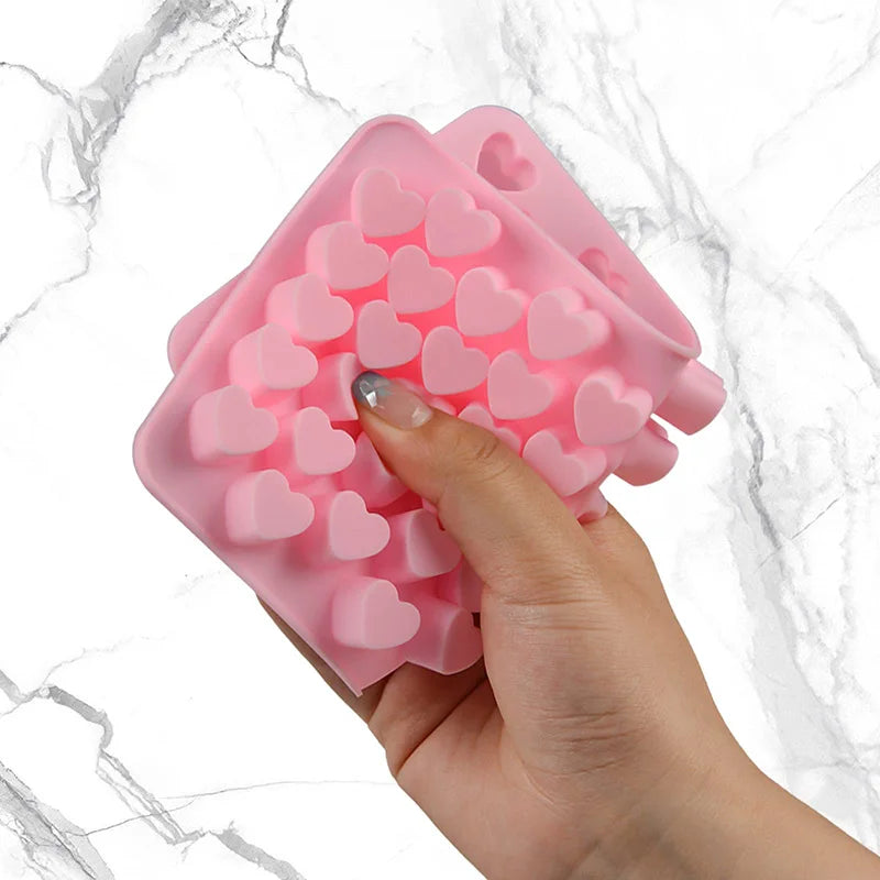 Heart Shaped Wax Melts Silicone Candle Mold