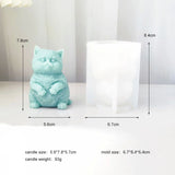 Cute Fat Cat Silicone Candle Mold