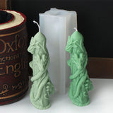 Dragon Head Pillar Candle Mold