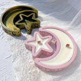 Eid Mubarak Candle Vessel Mold - Moon & Star