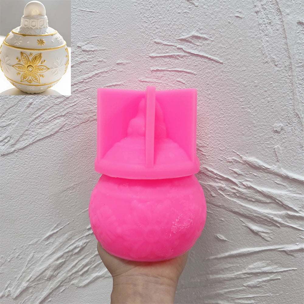 silicone jar mold with removable lid