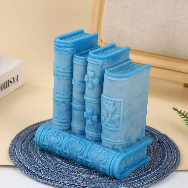 Bookstack Slicone Candle Mold