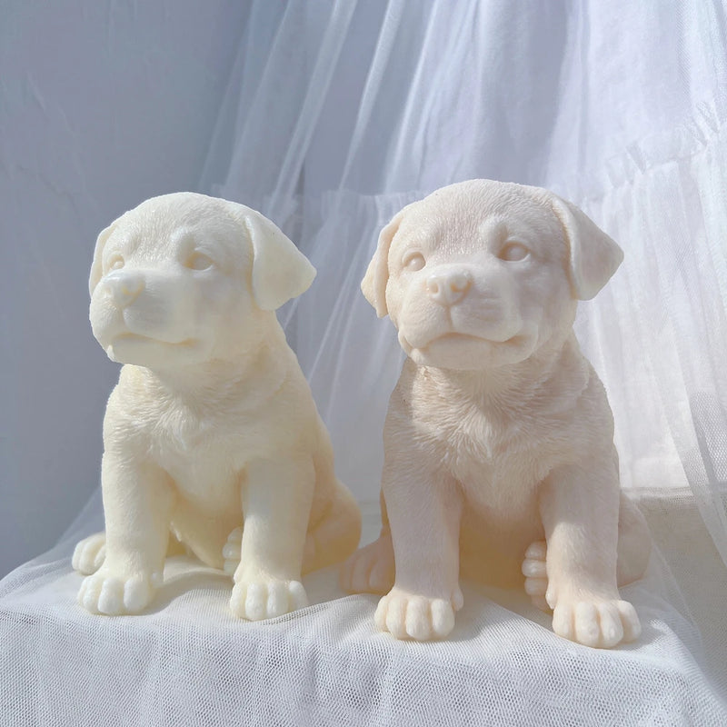 Rottweiler Puppy Dog Candle Mold