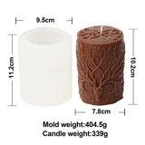 Cylindrical Jesus Family Candle Mold