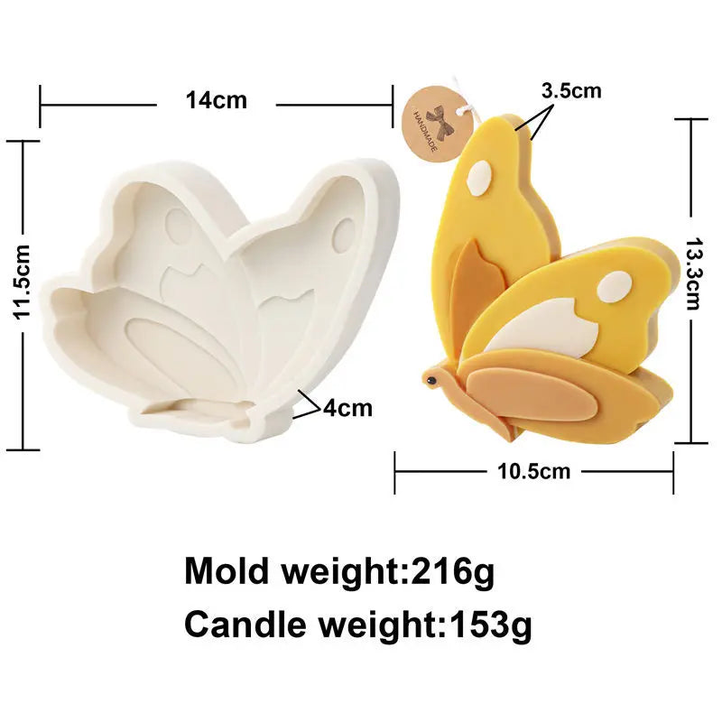 Unique Butterfly Candle Molds Silicone