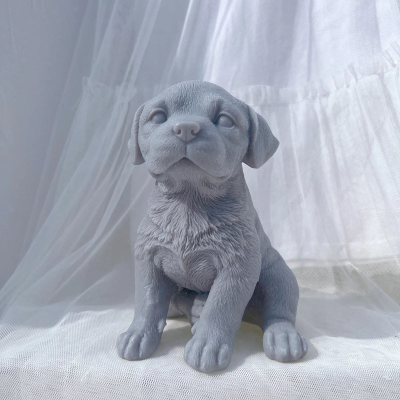 Labrador Puppy Dog Candle Mold