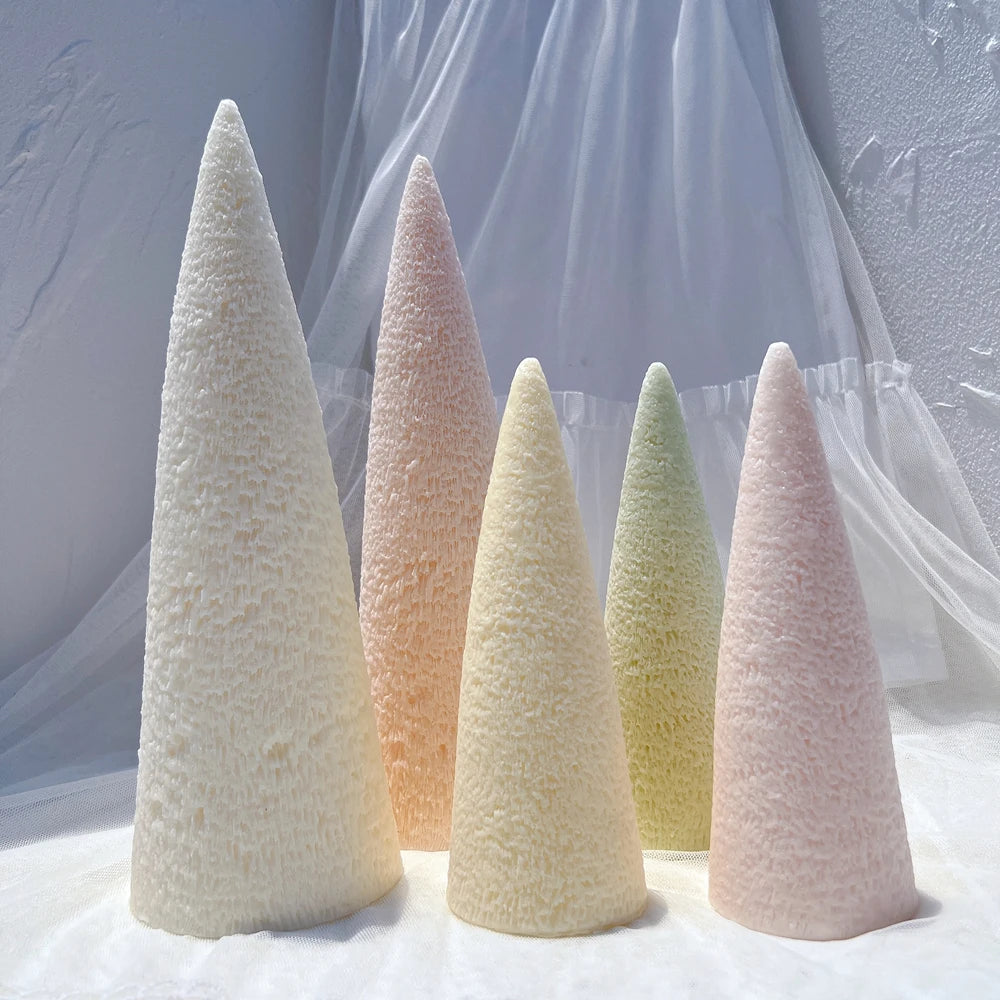 27CM Cone Christmas Tree Silicone Candle Mold