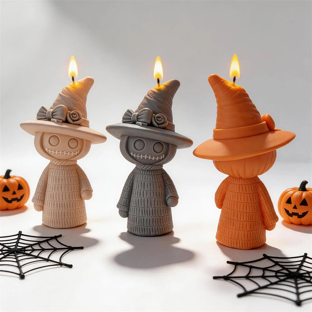 Halloween Witch Silicone Candle Mold